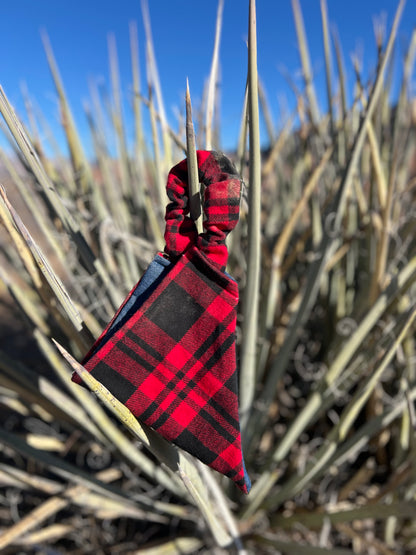 Red and black buffalo plaid flannel